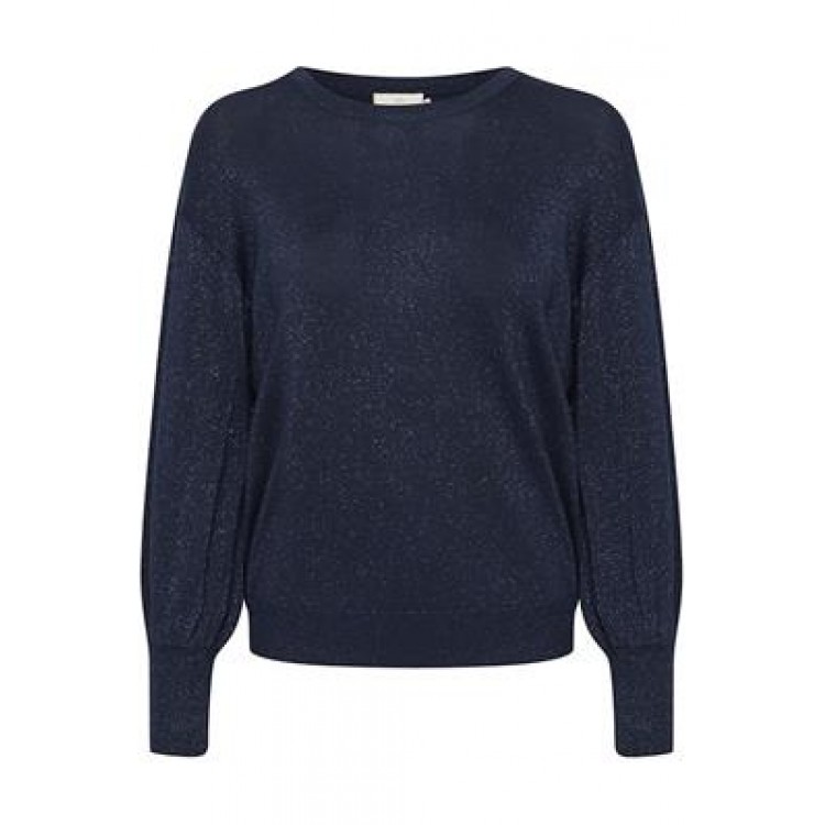  Kaffe KAregina ronde hals Pullover Blauw